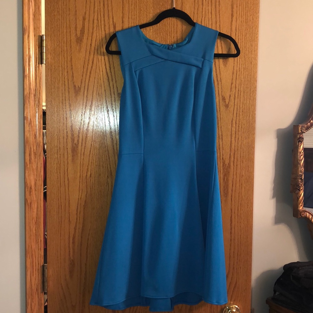 Halston Heritage, Lagoon Blue, size 4